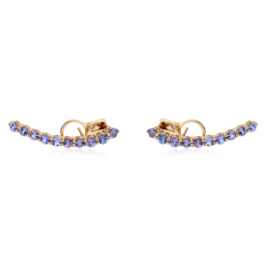 Earcuff Joker com Tanzanitas gabriela susanna